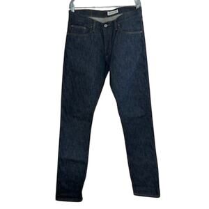 Gustin 75 Okayama Japanese Selvedge RN 116699 Men's sz 35 Button Fly Jeans